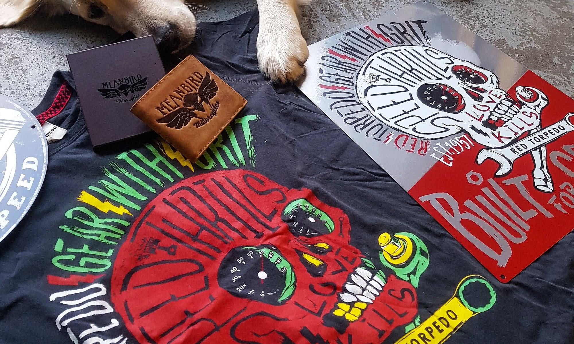 Xmas Gift Bundles for Bikers and Motorcycle Racing Fans - Red Torpedo