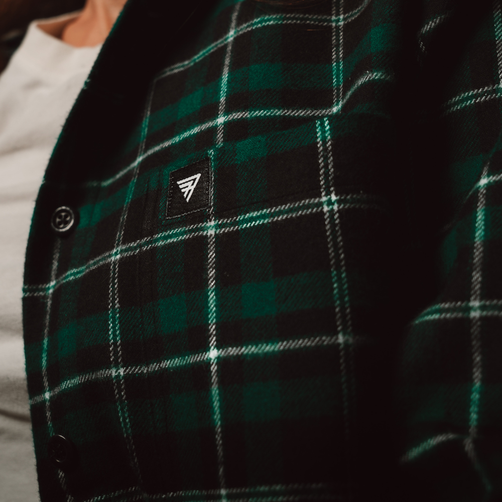 Teal/Black Flannel Shirt