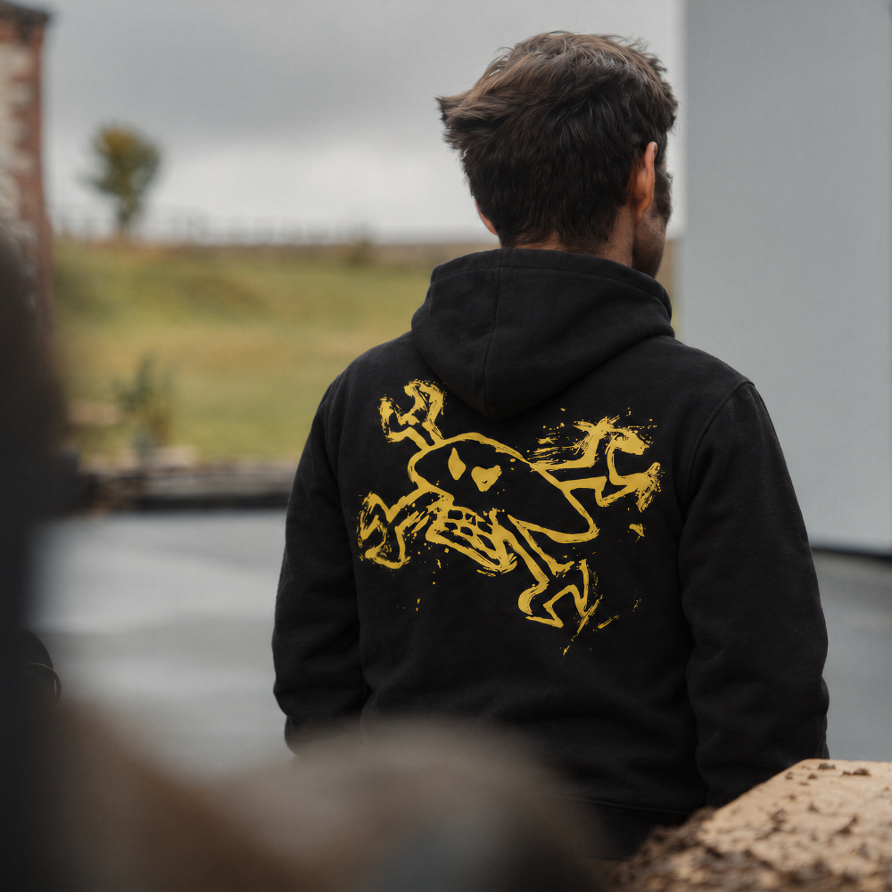 Guy Martin Oil Skull Hoodie