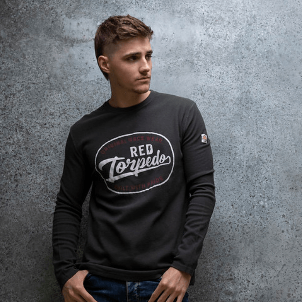 Red Torpedo Built with Pride (Mens) Waffle Top - Red Torpedo