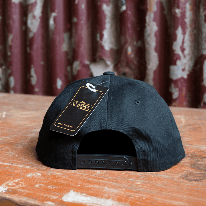 Mean Bird Motorcycles Logo Black Cap - Red Torpedo