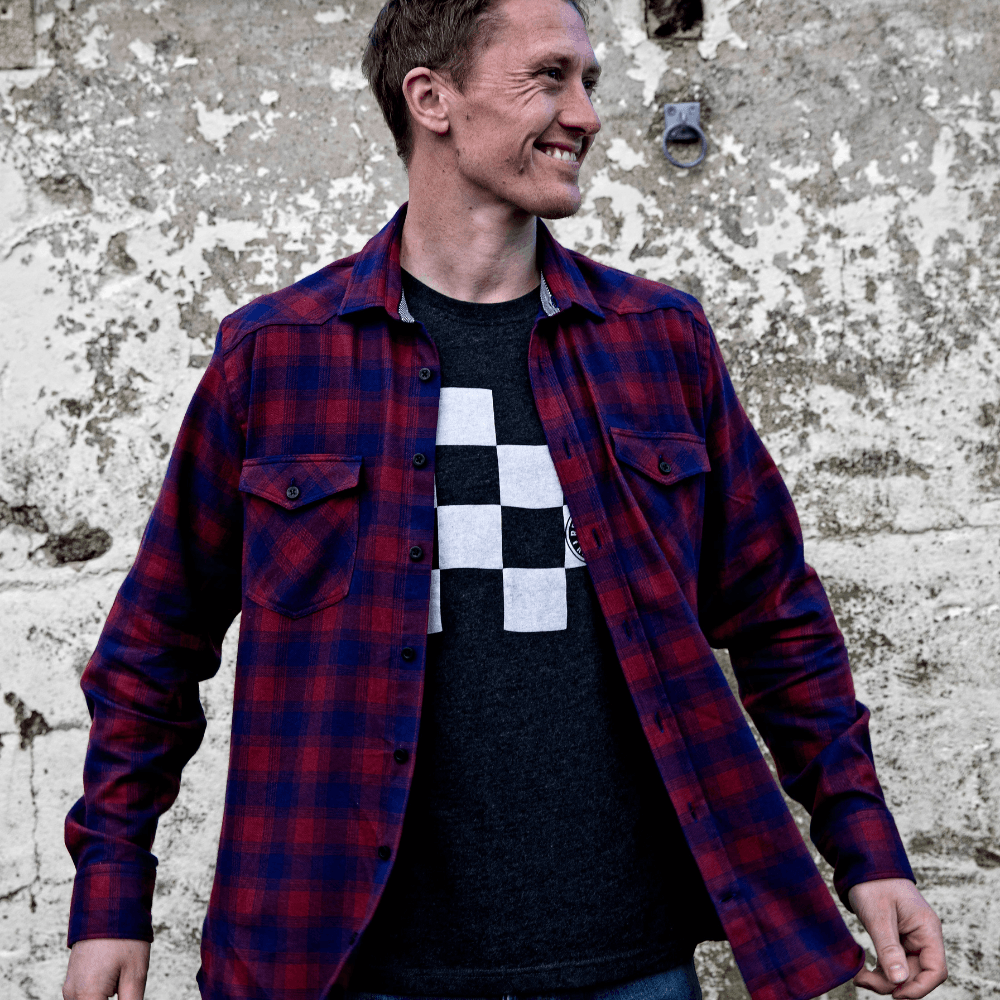 Red Torpedo Check Shirt (Mens) Red/Blue - Red Torpedo