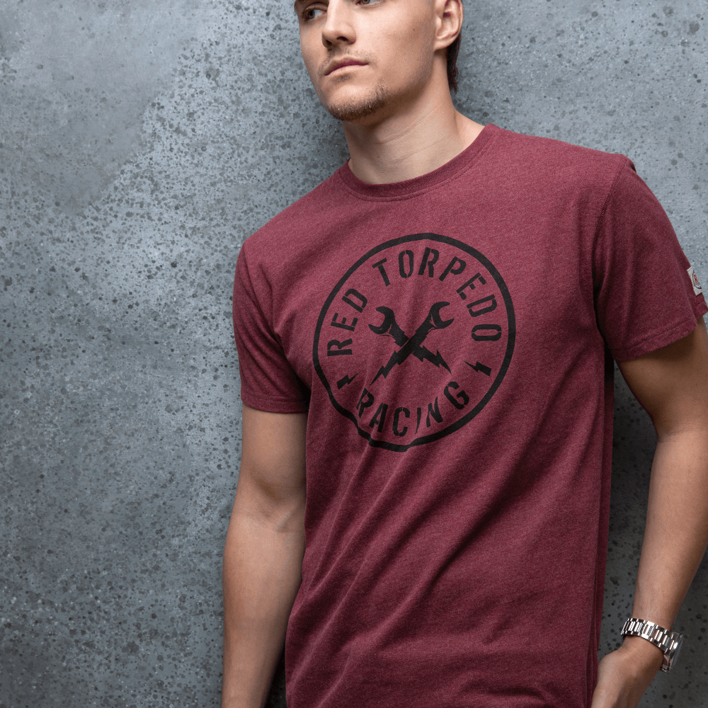 Red Torpedo RT Stamp (Mens) T-Shirt - Red Torpedo