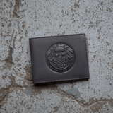Ton Up Clothing 'Givin it 100' Black Leather Wallet