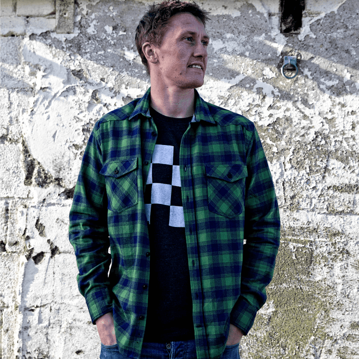 Red Torpedo Check Shirt (Mens) Green/Blue - Red Torpedo