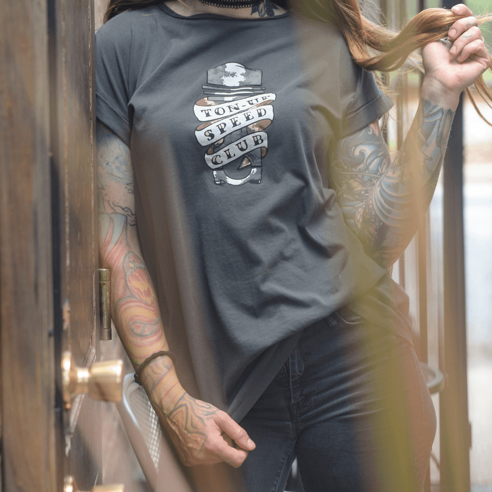 Ton Up Clothing Speed Club Tattoo (Ladies) T-Shirt - Ton Up Clothing