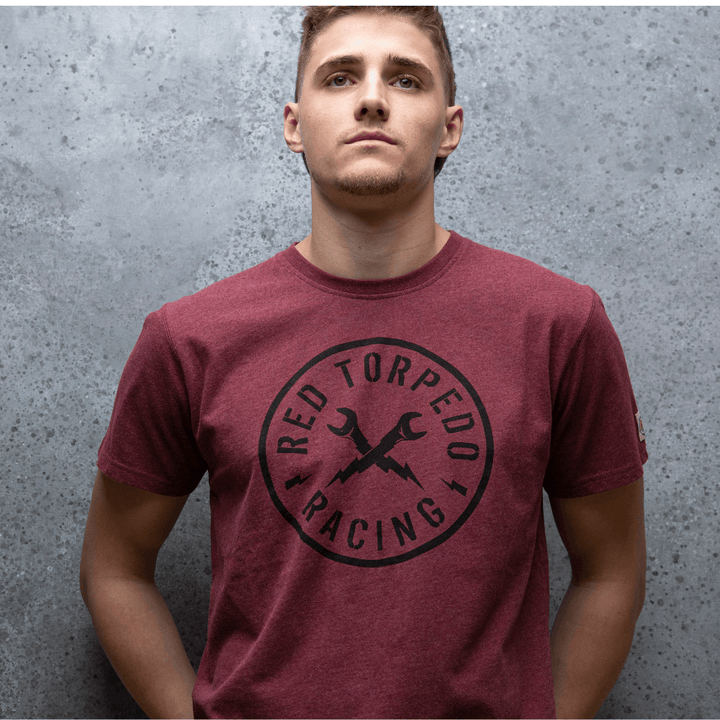 Red Torpedo RT Stamp (Mens) T-Shirt - Red Torpedo