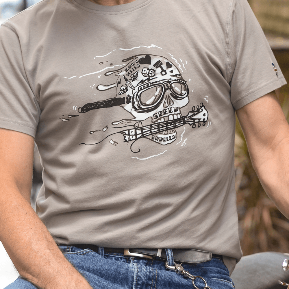 Ton Up Clothing Rock n Roller (Mens) T-Shirt - Ton Up Clothing