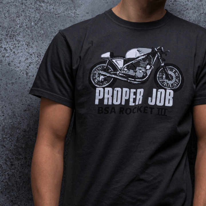 Red Torpedo Guy Martin Proper Job (Mens) T-Shirt - Red Torpedo