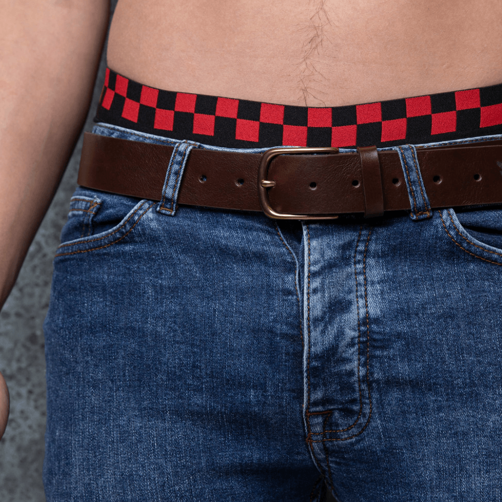 Men's Novelty Boxers Pigsaly Men's Boxer Briefs - Grunge Red Sportcar Design Arrow Print Underwear Sport Car Pattern Comfortable Underwear Pants
