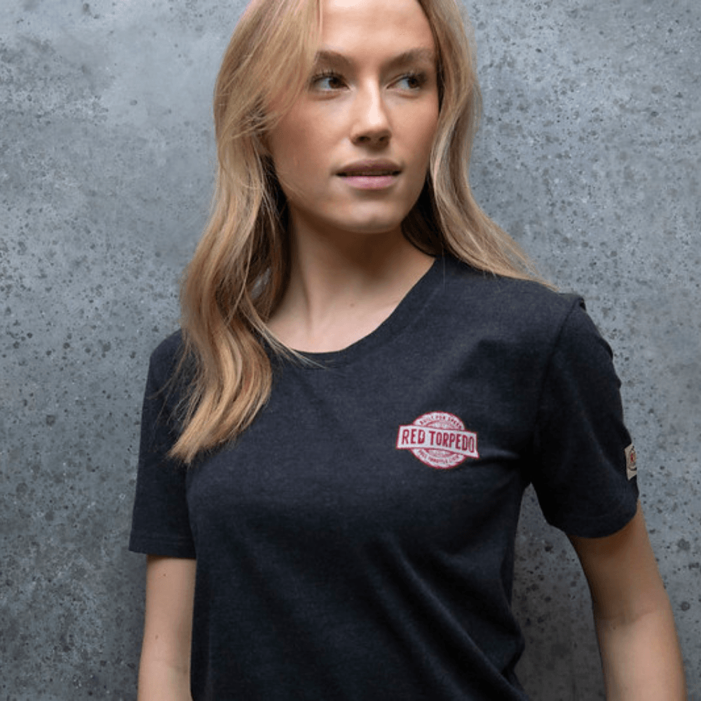 Red Torpedo Full Throttle Living (Womens) T-Shirt - Red Torpedo