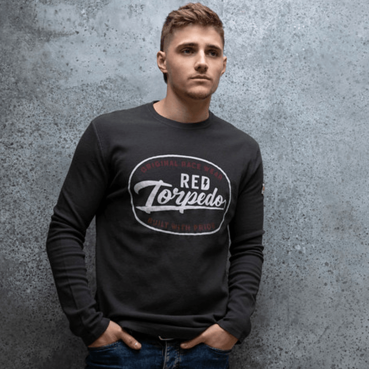 Red Torpedo Built with Pride (Mens) Waffle Top - Red Torpedo