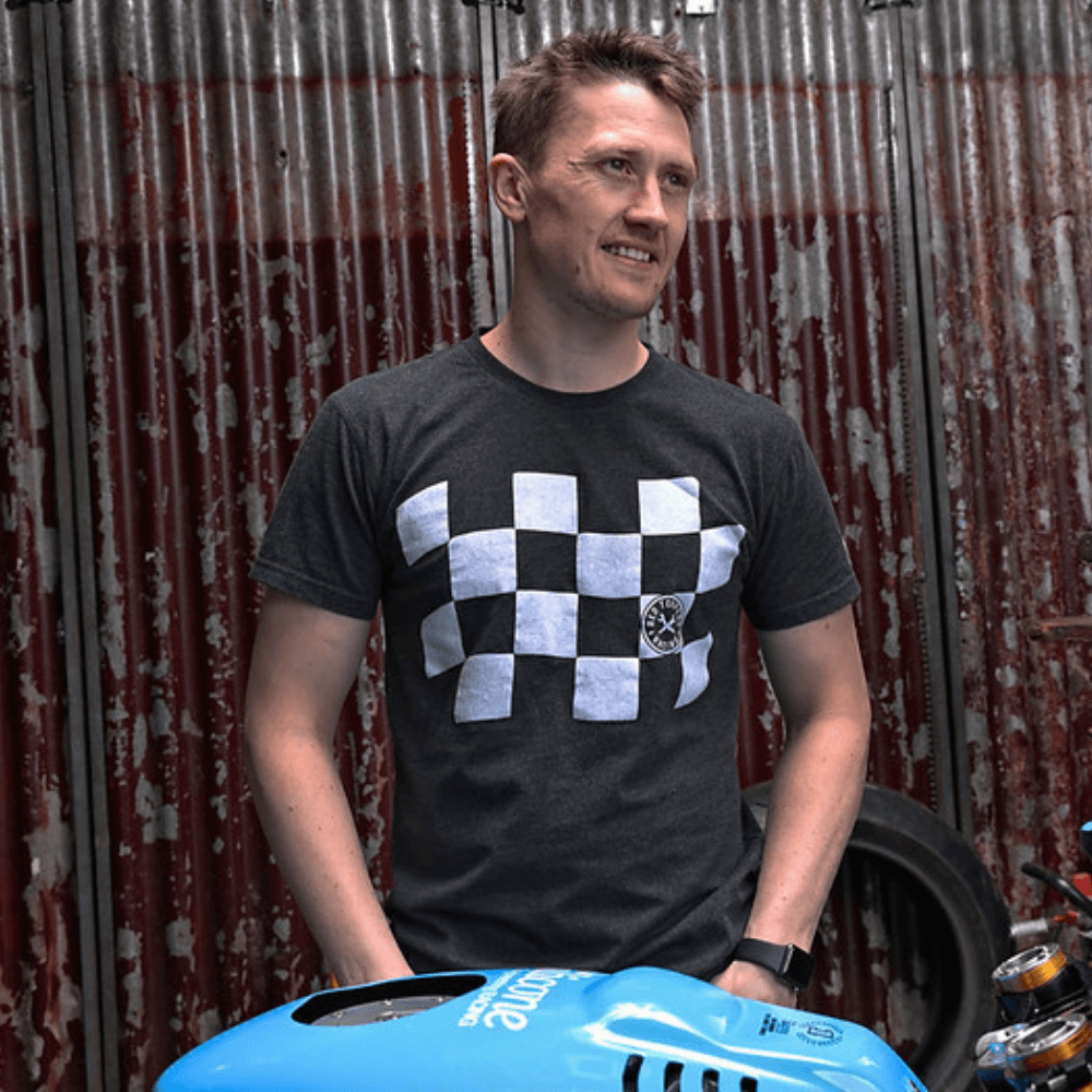 Red Torpedo Podium (Mens) Anthracite T-Shirt - Red Torpedo
