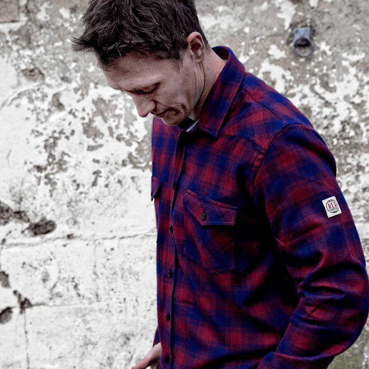 Red Torpedo Check Shirt (Mens) Red/Blue - Red Torpedo