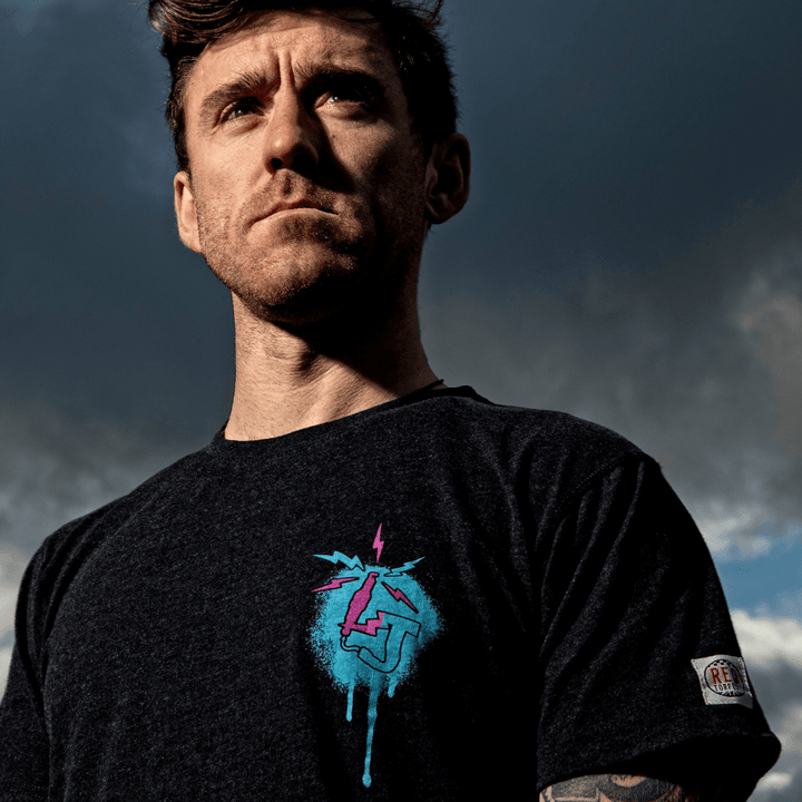 Red Torpedo Lee Johnston Lucky 13 (Mens) T-Shirt - Red Torpedo