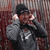 Lightning Bolt Black Beanie