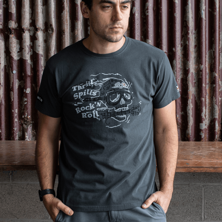 Ace Cafe Thrills & Spills (Mens) T-Shirt - Ton Up Clothing