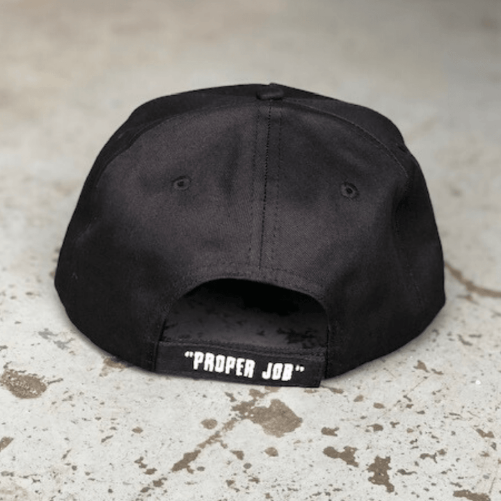 Red Torpedo Guy Martin Spannerskull Black Cap - Red Torpedo
