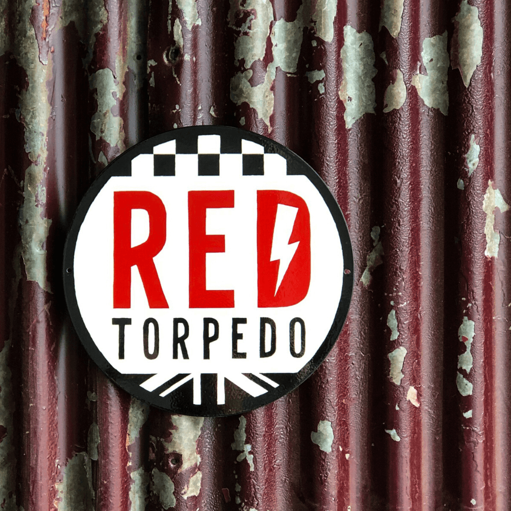 Red Torpedo 2020 Round Garage Plate - Red Torpedo
