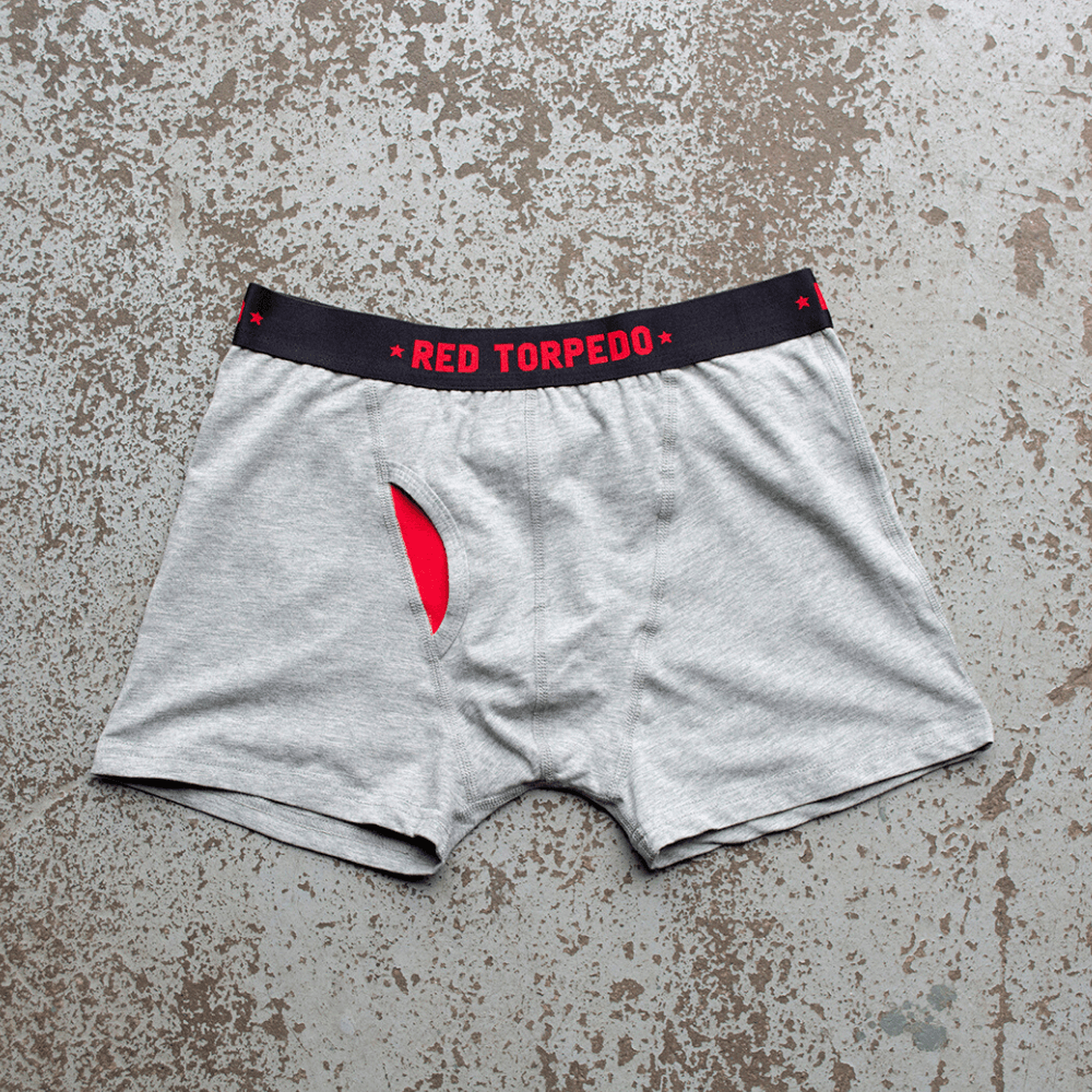 Crawford Underwear 3 Pack GREY - Red Torpedo