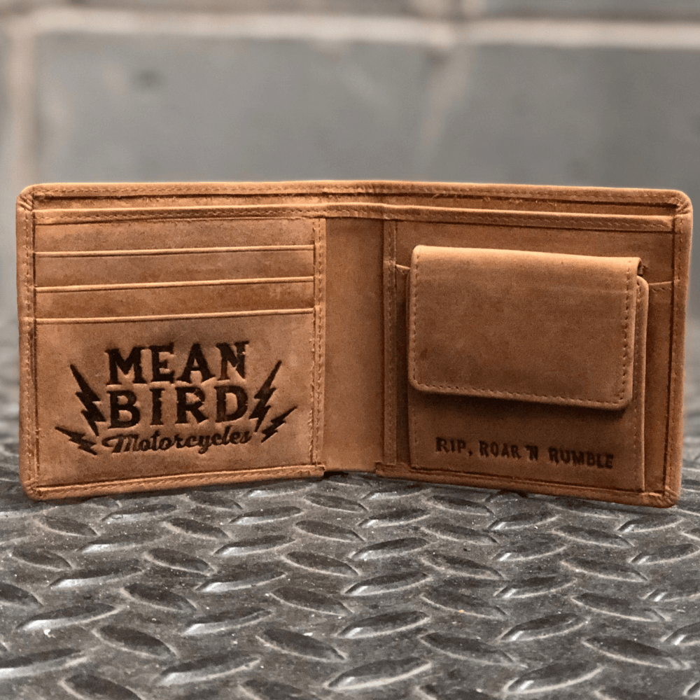 Mean Bird Motorcycles Coin Wallet - Red Torpedo