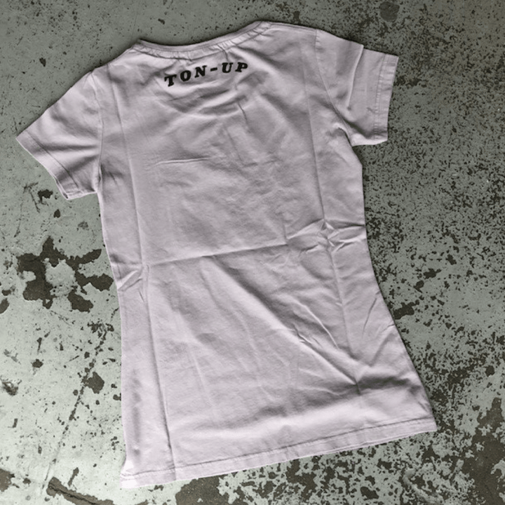 Glemseck Fast n Loud (Ladies) Titanium Grey T-Shirt - Red Torpedo