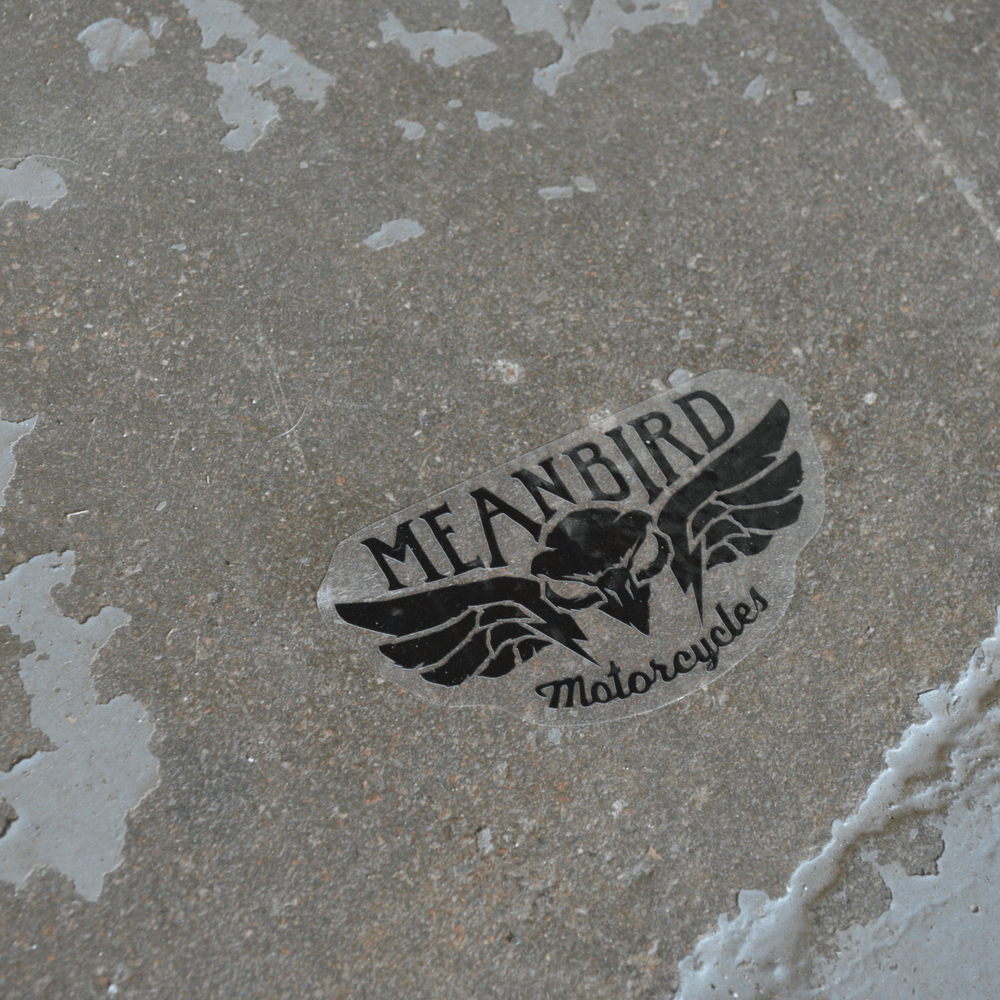 Mean Bird Motorcycles Sticker - Red Torpedo
