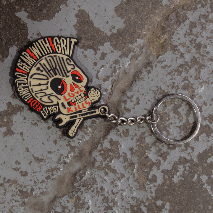 Red Torpedo Speed Punk Keyring - Red Torpedo