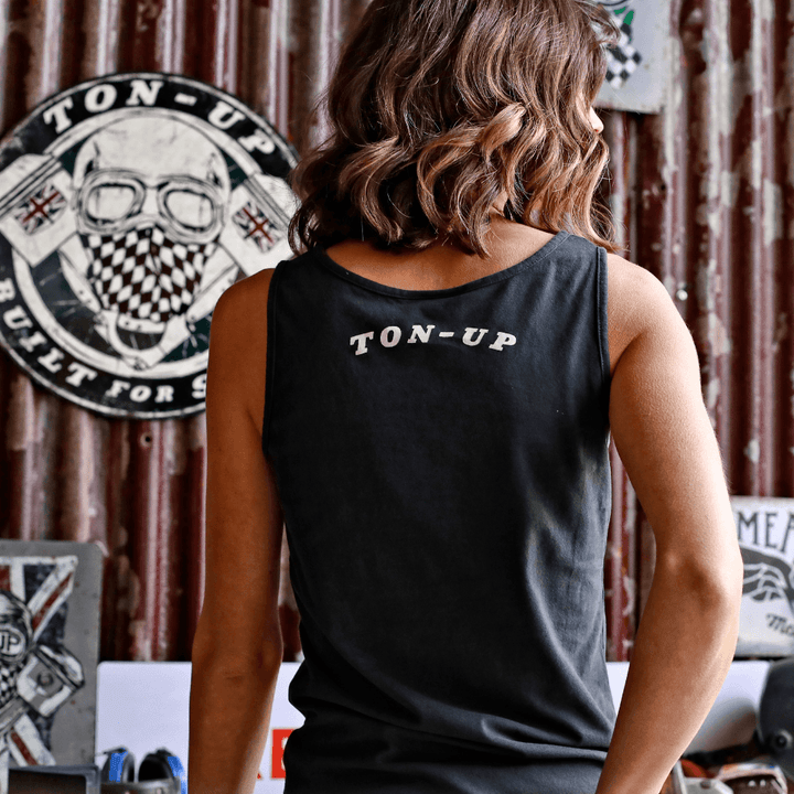 Glemseck Pistonhead (Ladies) Black Vest - Red Torpedo