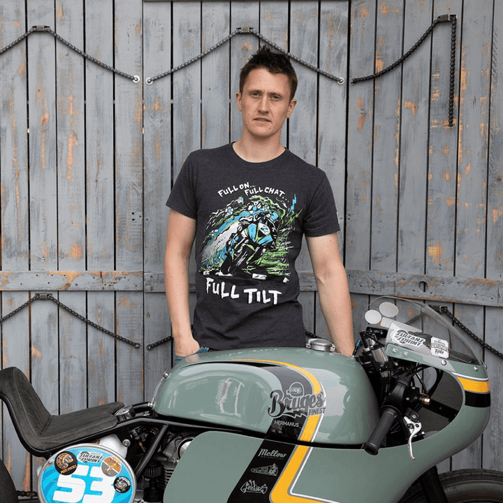 Red Torpedo Dean Harrison Full Tilt (Mens) Anthracite T-Shirt - Red Torpedo