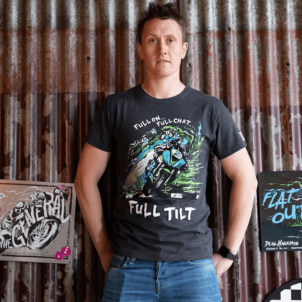 Red Torpedo Dean Harrison Full Tilt (Mens) Anthracite T-Shirt - Red Torpedo