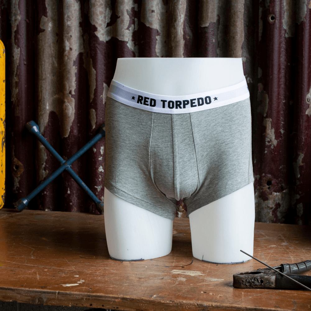 Jericho Underwear (Mens) Grey - Red Torpedo