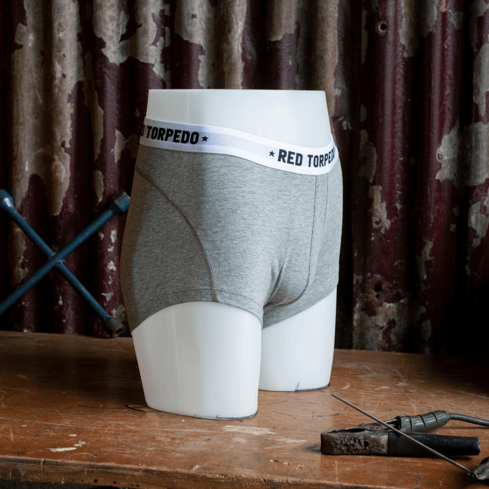 Jericho Underwear (Mens) Grey - Red Torpedo