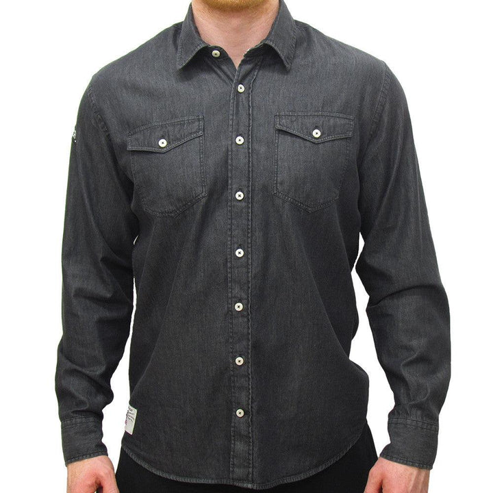 Ace Rockers (Mens) Black Long Sleeve Shirt