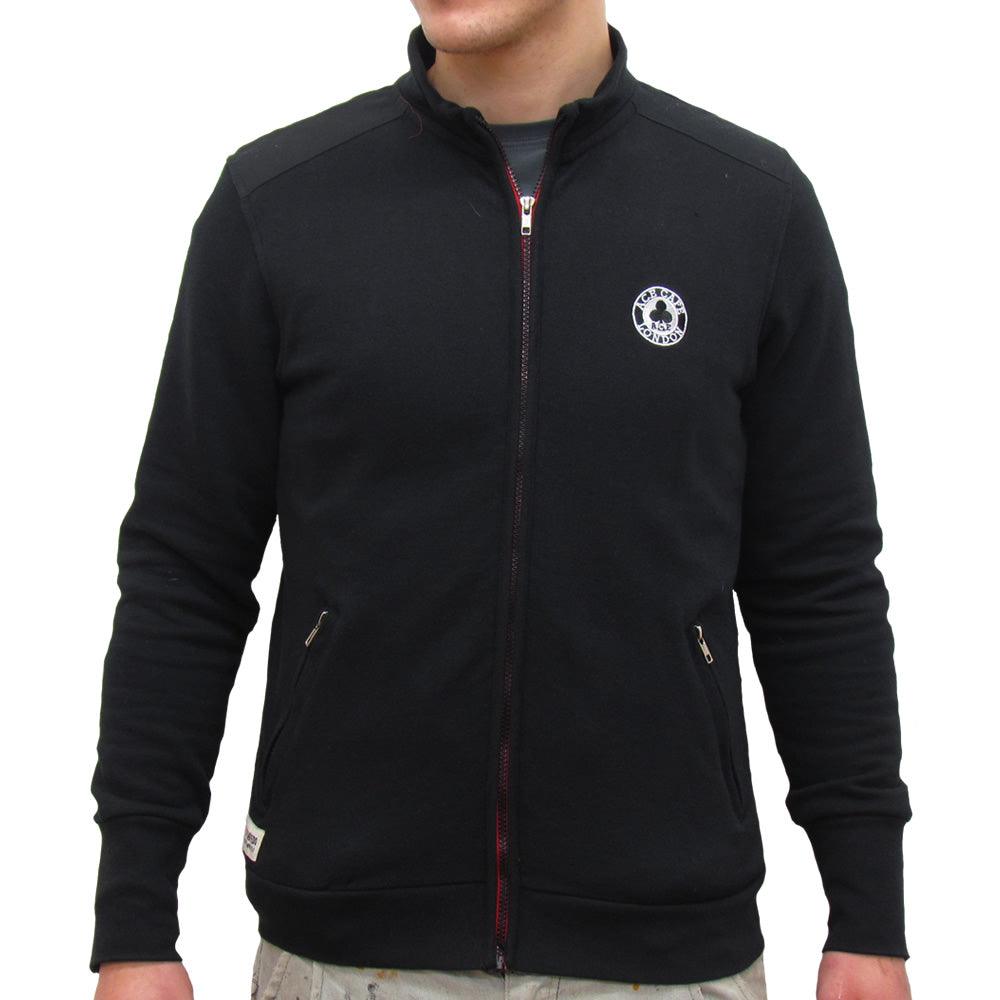 Red Torpedo Ace Cafe (Mens) Black Moto Jacket - Red Torpedo