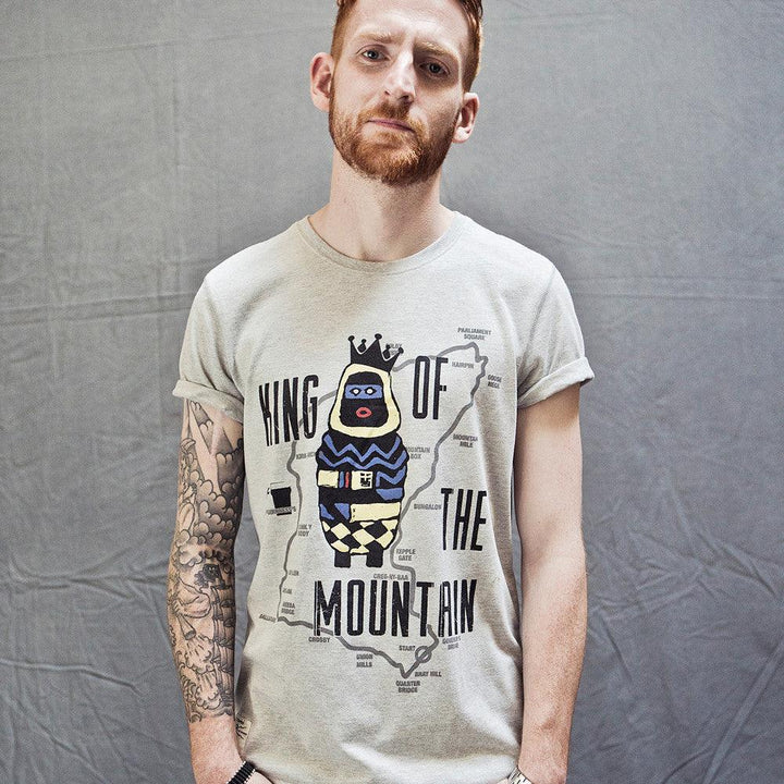 John McGuinness King of the Mountain (Mens) T-Shirt - Red Torpedo