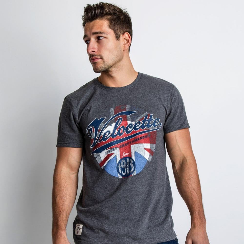 Red Torpedo Velocette Blighty (Mens) T-Shirt - Red Torpedo