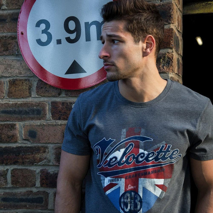 Red Torpedo Velocette Blighty (Mens) T-Shirt - Red Torpedo